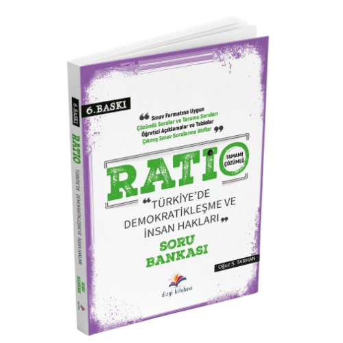 Kaymakamlık Ratio Legis İnsan Hakları Ve Demokratikleşme Çözümlü Soru Bankası 6. Baskı Oğuz Sami Tarhan - Dizgi Kitap Yayınları