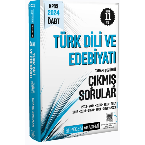 2024 KPSS ÖABT Türk Dili ve Edebiyatı Öğretmenliği Tamamı Çözümlü Çıkmış Sorular