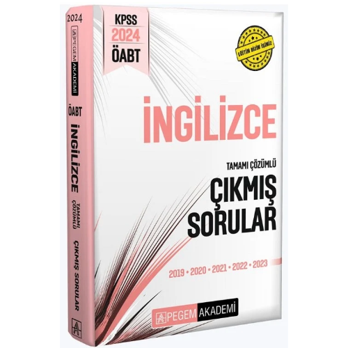 2024 KPSS ÖABT İngilizce Tamamı Çözümlü Çıkmış Sorular