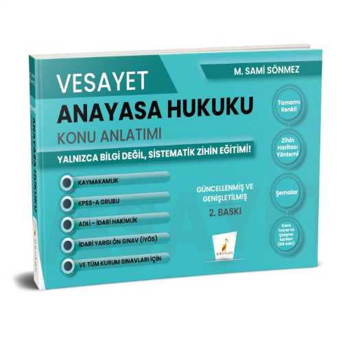 Vesayet Anayasa Hukuku Konu Anlatımı- Pelikan Yayınevi
