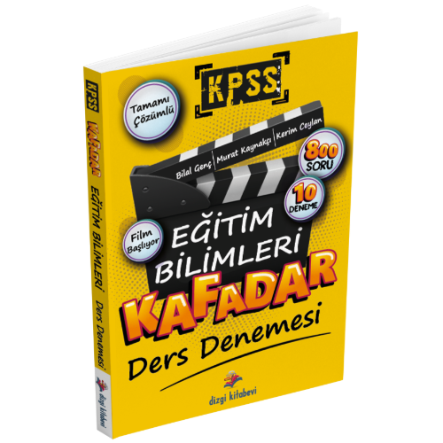 Kafadar Eğitim Bilimleri Branş 10 Çözümlü Deneme Sınavı Dizgi Kitap  Yayınları