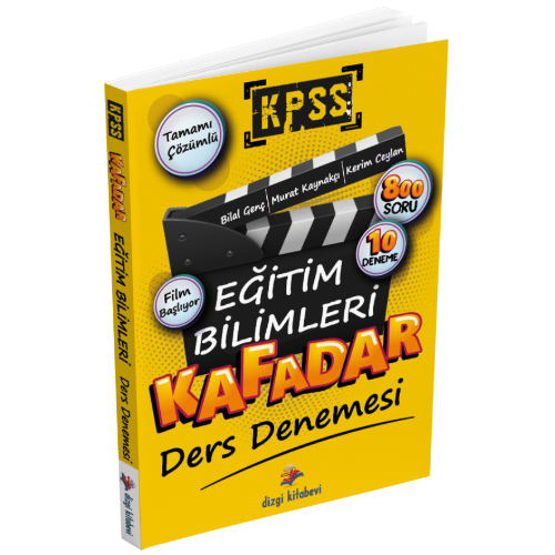 Kafadar Eğitim Bilimleri Branş 10 Çözümlü Deneme Sınavı Dizgi Kitap  Yayınları