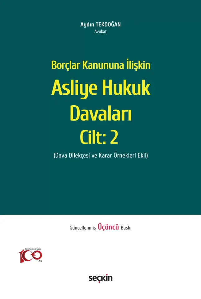 Asliye Hukuk Davaları C: 2 Seçkin Yayıncılık