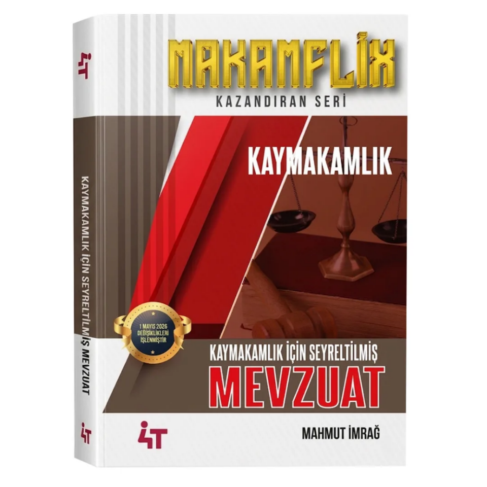 Kaymakamlık Seyreltilmiş Mevzuat- 4T Yayınları