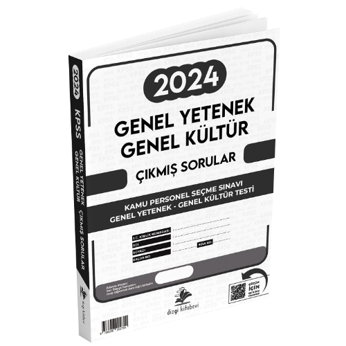 KPSS Genel Yetenek Genel Kültür Video Çözümlü 2024 Sınavı Tek Fasikül Orijinal Çıkmış Sorular Dizgi Kitap Yayınları