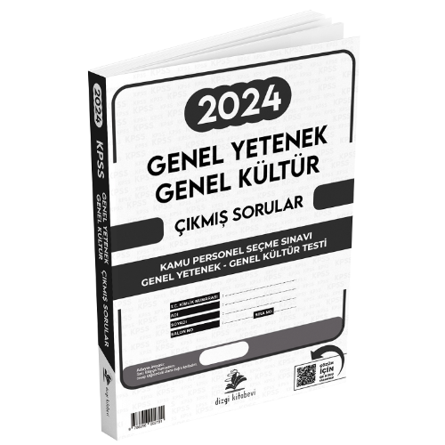 KPSS Genel Yetenek Genel Kültür Video Çözümlü 2024 Sınavı Tek Fasikül Orijinal Çıkmış Sorular Dizgi Kitap Yayınları