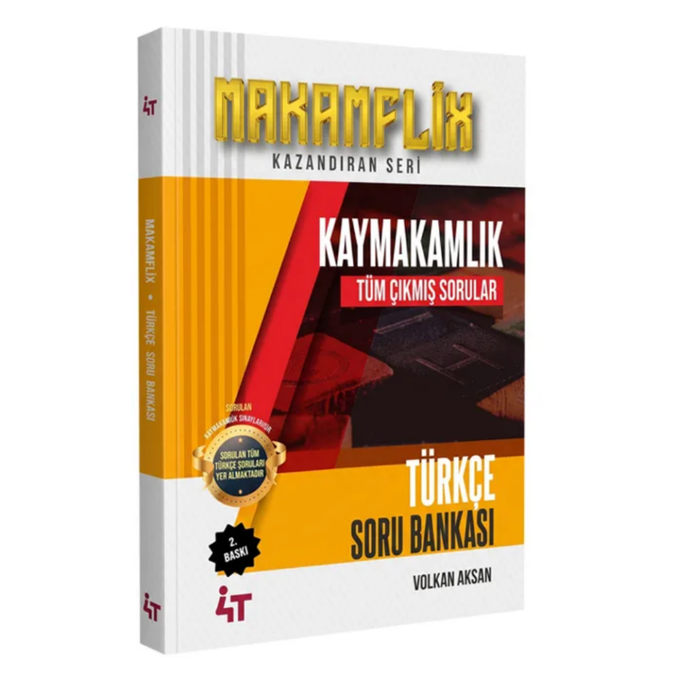 Kaymakamlık Türkçe Çıkmış Sorular 2. Baskı- 4T Yayınları