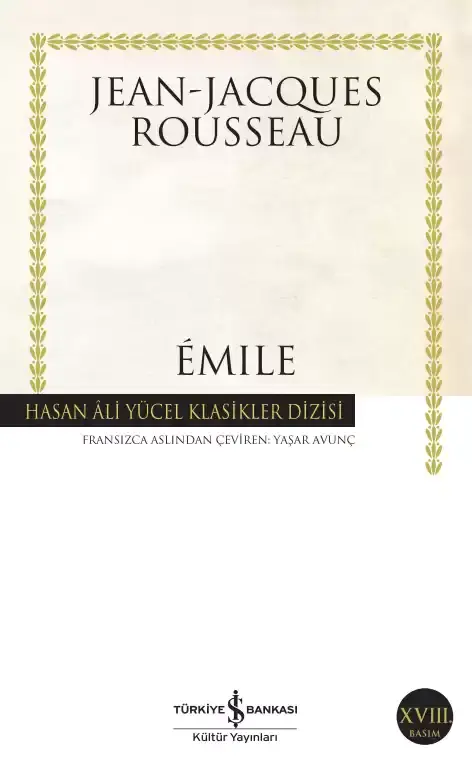 Emile Ya Da Eğitim Üzerine İş Bankası Kültür Yayınları