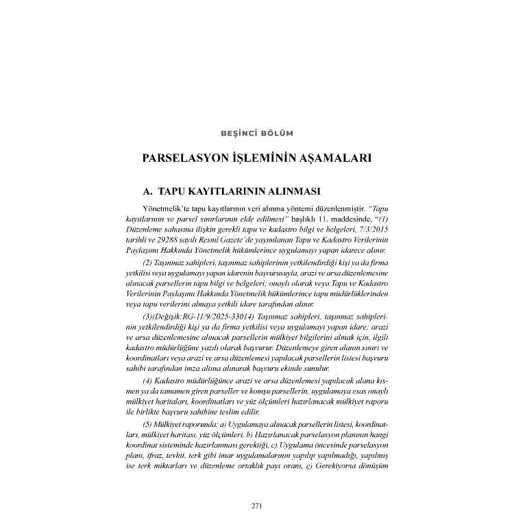 İmar Hukukunda Arazi ve Arsa Düzenleme İşlemleri Parselasyon Monopol Yayınları