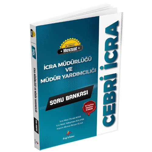 Cebri İcra İcra Müdürlüğü ve Müdür Yardımcılığı Soru Bankası 2024 Dizgi Kitap