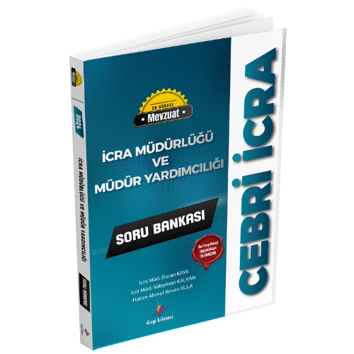 Cebri İcra İcra Müdürlüğü ve Müdür Yardımcılığı Soru Bankası 2024 Dizgi Kitap