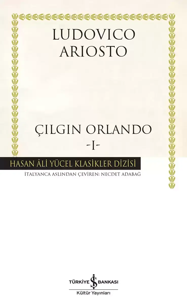Çılgın Orlando - I İş Bankası Kültür Yayınları