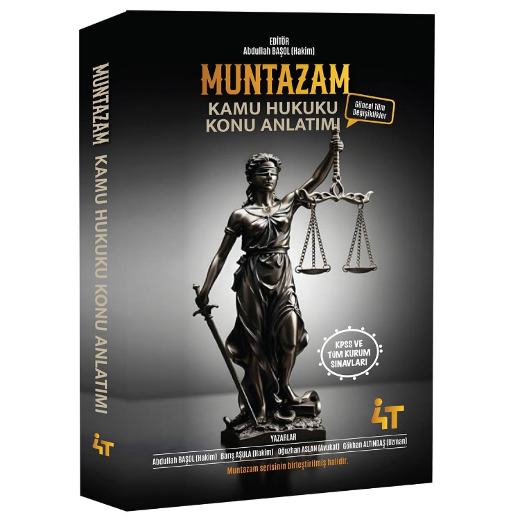 MUNTAZAM Kamu Hukuku Konu Anlatım 4T Yayınları