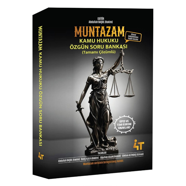 MUNTAZAM  Kamu Hukuku Özgün Soru Bankası 4T Yayınları
