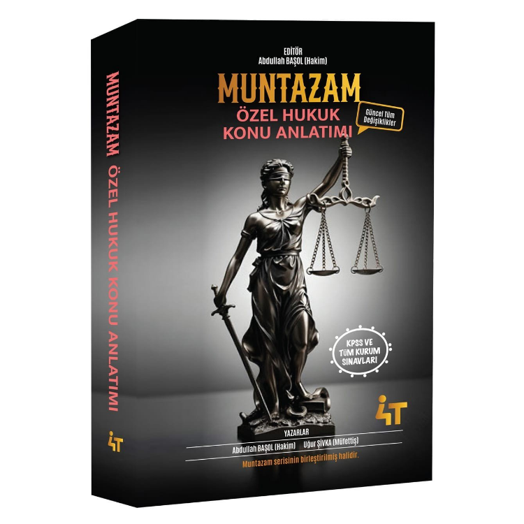 MUNTAZAM  Özel  Hukuk Konu Anlatım 4T Yayınları