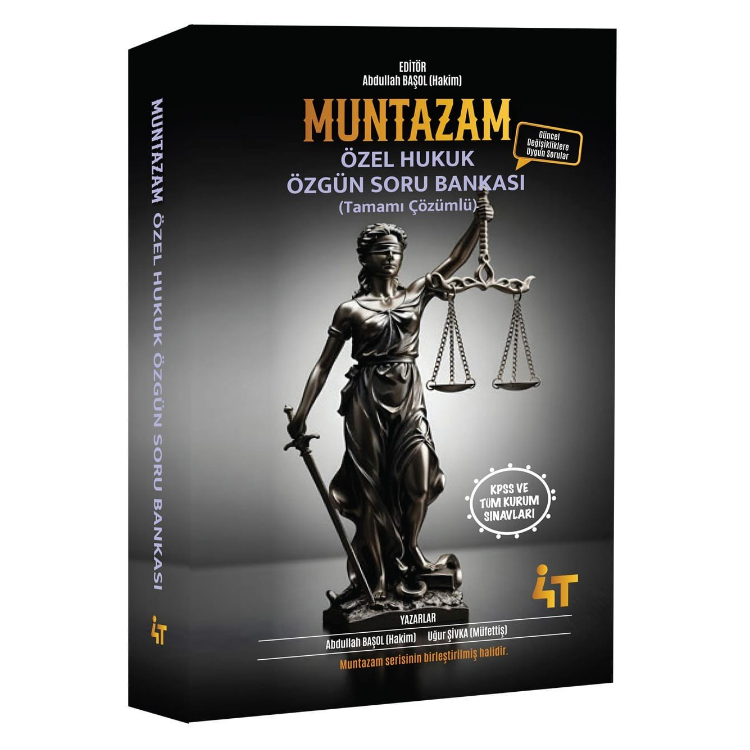 MUNTAZAM  Özel Hukuk Özgün Soru Bankası 4T Yayınları 2025