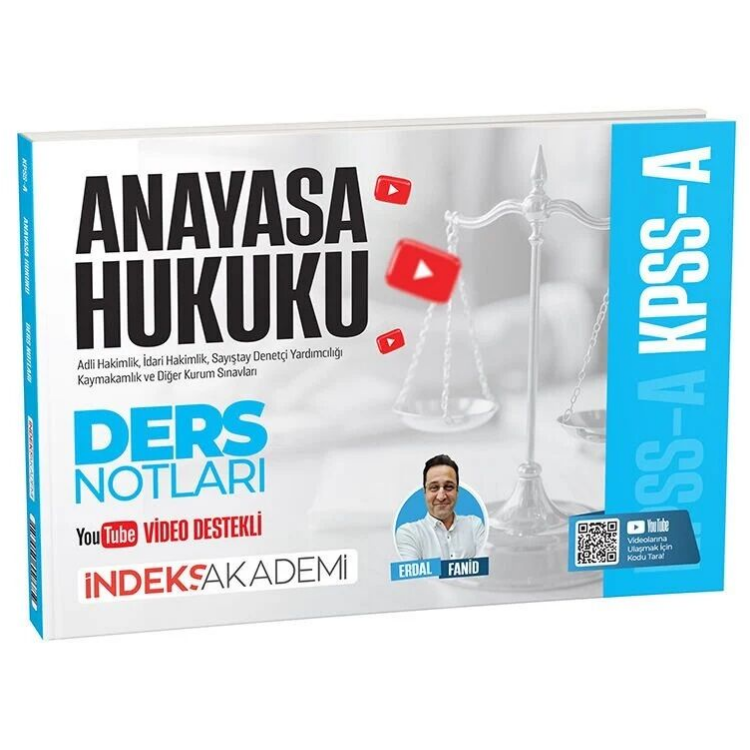 KPSS A Grubu Anayasa Hukuku Video Ders Notları - Erdal Fanid İndeks Akademi Yayıncılık