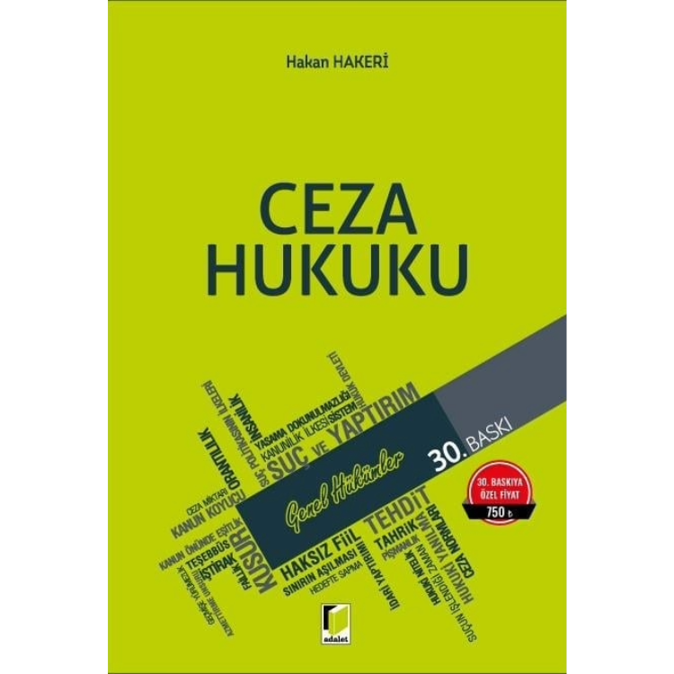 Ceza Hukuku Genel Hükümler Adalet Yayınevi