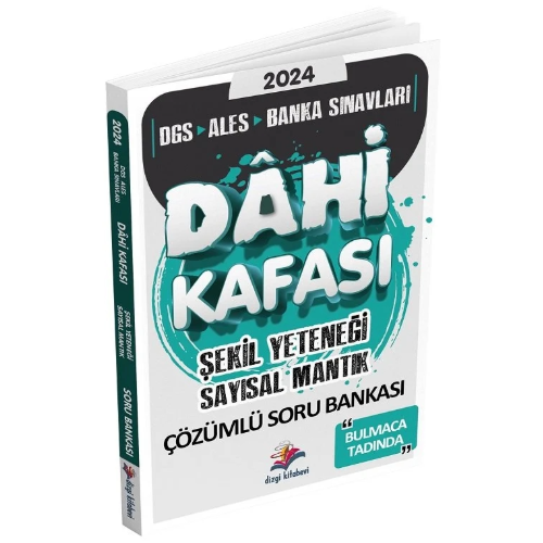 2024 Dahi Kafası Şekil Yeteneği Sayısal Mantık Çözümlü Soru Bankası  Dizgi Kitap Yayınları