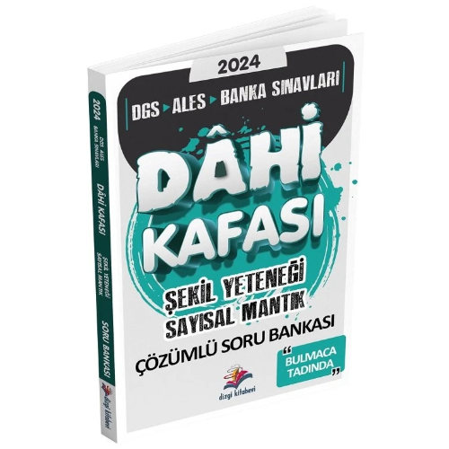 2024 Dahi Kafası Şekil Yeteneği Sayısal Mantık Çözümlü Soru Bankası  Dizgi Kitap Yayınları