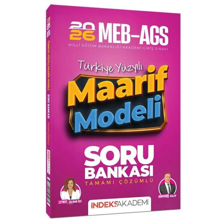 2026 MEB-AGS Türkiye Yüzyılı Maarif Modeli Soru Bankası Çözümlü - Zeynep Salman İçli, Bünyamin Atalay İndeks Akademi Yayıncılık