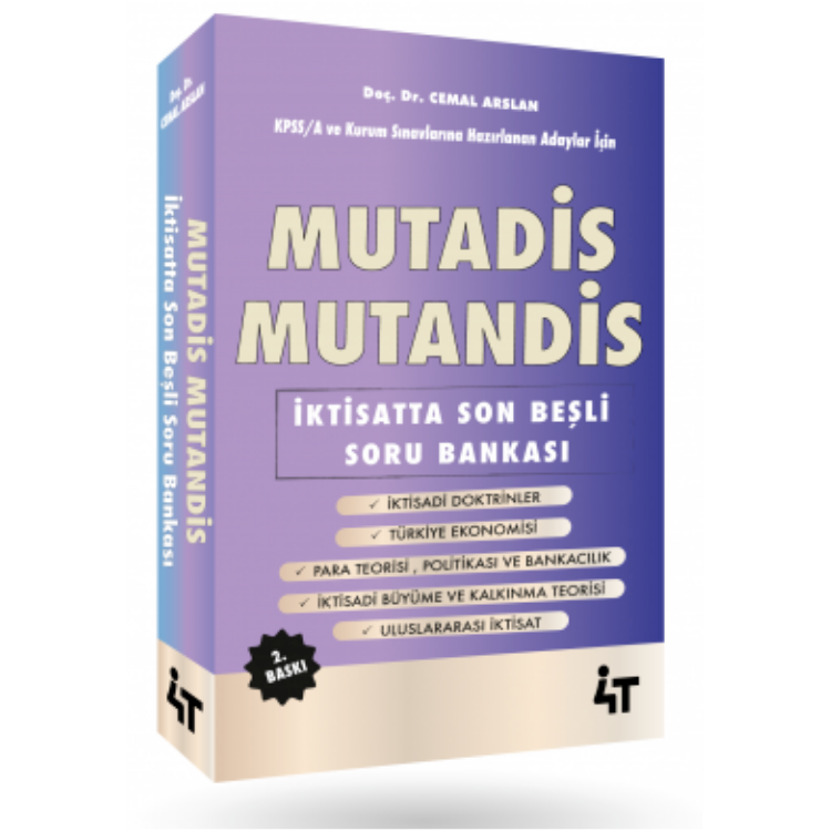 MUTADİS MUTANDİS İktisatta Son Beşli Soru Bankası 4T Yayınevi