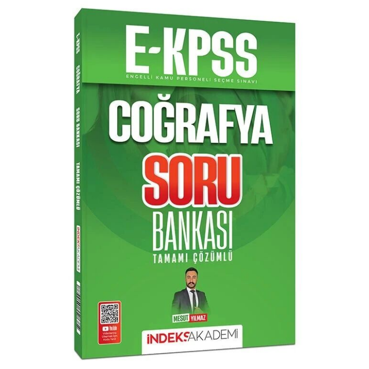 2026 EKPSS Coğrafya Soru Bankası Çözümlü - Mesut Yılmaz İndeks Akademi Yayıncılık