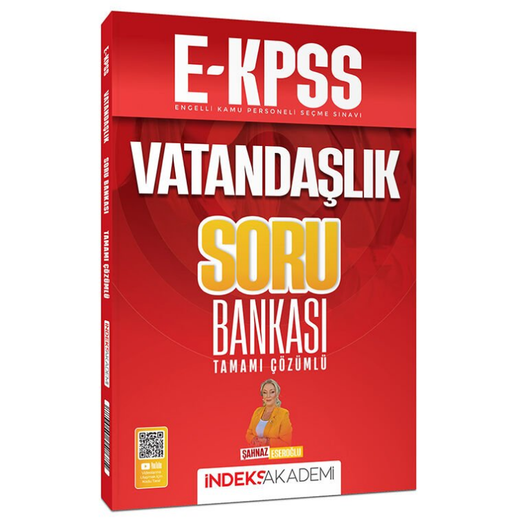 2026 EKPSS Vatandaşlık Soru Bankası Çözümlü - Şahnaz Eseroğlu İndeks Akademi Yayıncılık