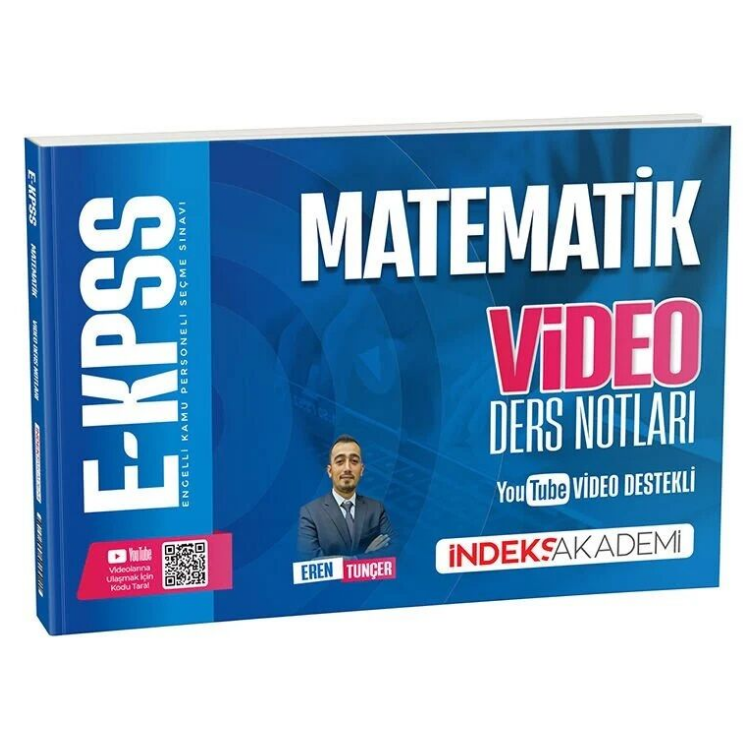 2026 EKPSS Matematik Video Ders Notları - Eren Tunçer İndeks Akademi Yayıncılık