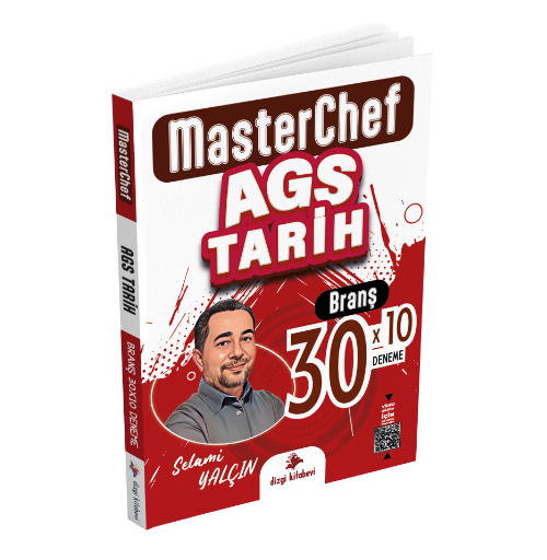 2026 MasterChef MEB AGS Tarih Tamamı Video Çözümlü 30 Branş Deneme Selami Yalçın- Dizgi Kitap Yayınları