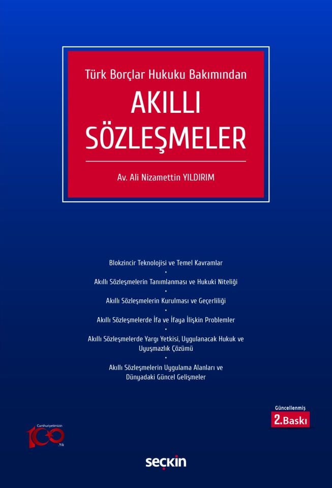 Akıllı Sözleşmeler Seçkin Yayıncılık