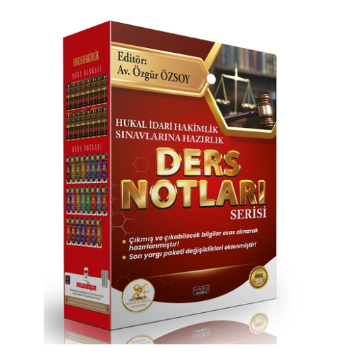 HUKAL İDARİ HAKİMLİK Hazırlık Ders Notları Seti Savaş Yayınları 2026