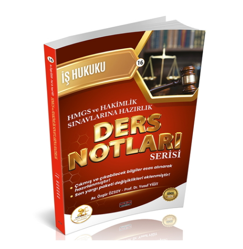 HUKAL HMGS-HAKİMLİK İş Hukuku Ders Notları Savaş Yayınları 2026
