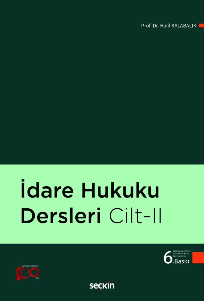 İdare Hukuku Dersleri Cilt: II Seçkin Yayıncılık