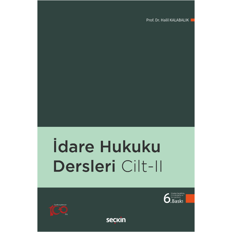 İdare Hukuku Dersleri Cilt: II Seçkin Yayıncılık