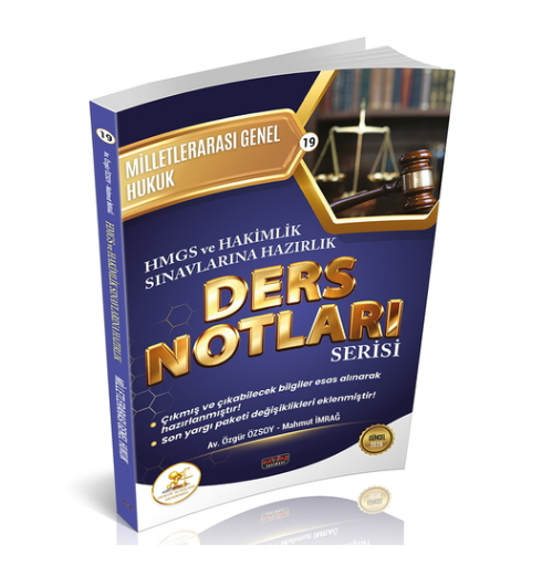 HUKAL HMGS-HAKİMLİK Milletlerarası Genel Hukuk Ders Notları Savaş Yayınları 2026