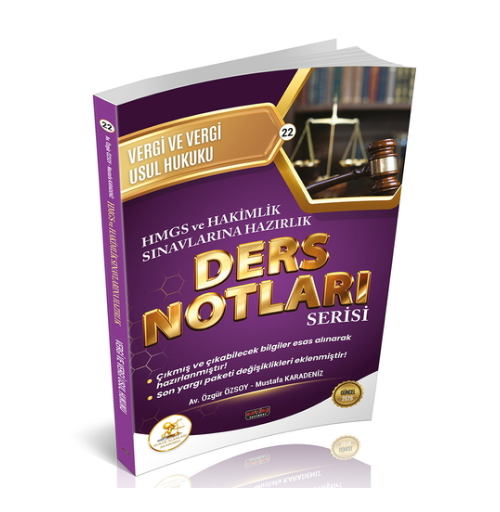 HUKAL HMGS-HAKİMLİK Vergi ve Vergi Usul Hukuku Ders Notları Savaş Yayınları 2026