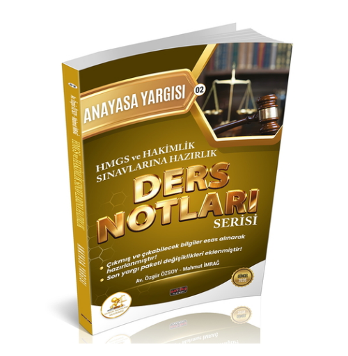 HUKAL HMGS-HAKİMLİK Anayasa Yargısı Ders Notları Savaş Yayınları 2026