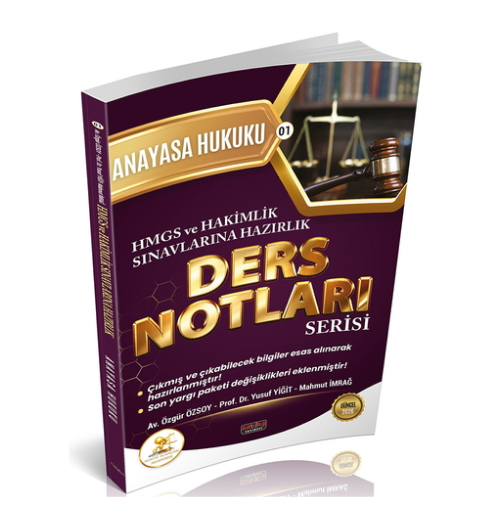 HUKAL HMGS-HAKİMLİK Anayasa Hukuku Ders Notları Savaş Yayınları 2026
