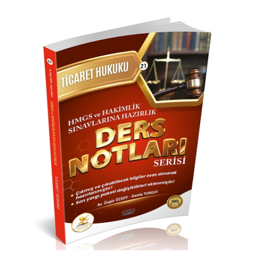 HUKAL HMGS-HAKİMLİK Ticaret Hukuku Ders Notları Savaş Yayınları 2026