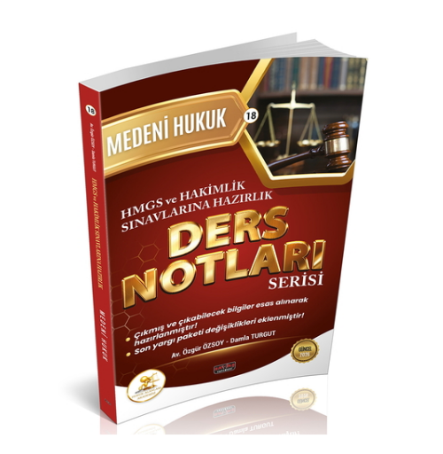 HUKAL HMGS-HAKİMLİK Medeni Hukuk Ders Notları Savaş Yayınları 2026