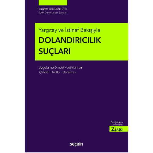 Dolandırıcılık Suçları Seçkin Yayıncılık
