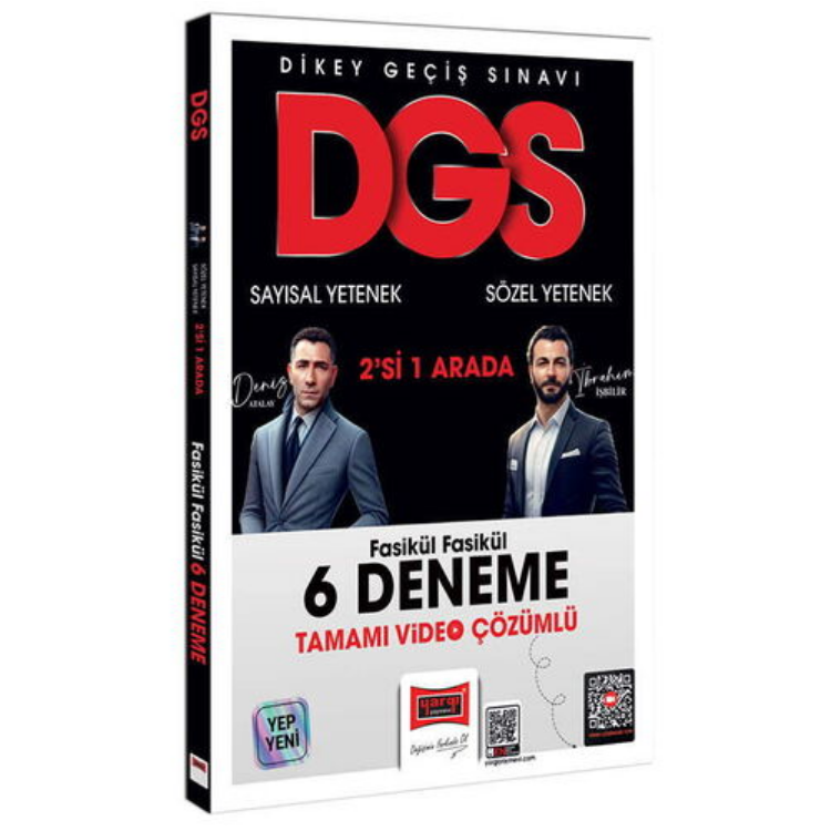 2026 DGS Sayısal Yetenek - Sözel Yetenek Fasikül Fasikül Tamamı Video Çözümlü 6 Deneme-Yargı Yayınları