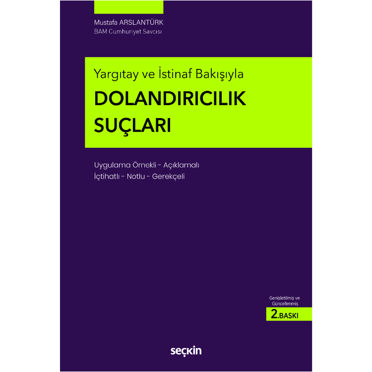 Dolandırıcılık Suçları Seçkin Yayıncılık