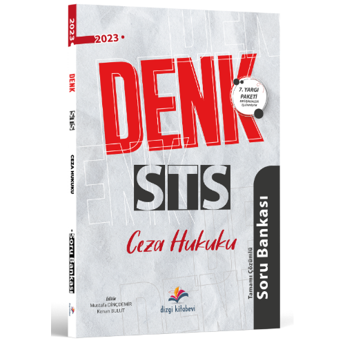 2023 DENK STS Ceza Hukuku Tamamı Çözümlü Soru Bankası Dizgi Kitap Yayınları