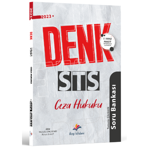 2023 DENK STS Ceza Hukuku Tamamı Çözümlü Soru Bankası Dizgi Kitap Yayınları