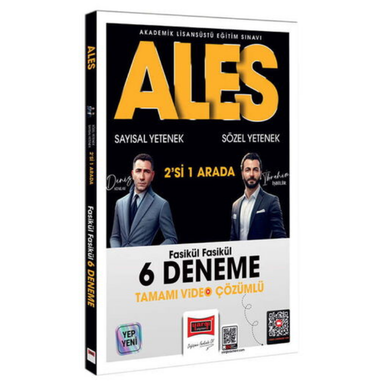 2026 ALES Sayısal Yetenek - Sözel Yetenek Fasikül Fasikül Tamamı Video Çözümlü 6 Deneme-Yargı Yayınları