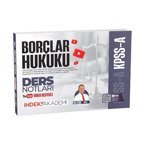 KPSS A Grubu Borçlar Hukuku Video Ders Notları - Eyüp İpek İndeks Akademi Yayıncılık