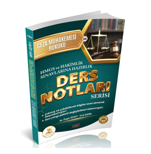 HUKAL HMGS-HAKİMLİK Ceza Muhakemesi Hukuku Ders Notları Savaş Yayınları 2026