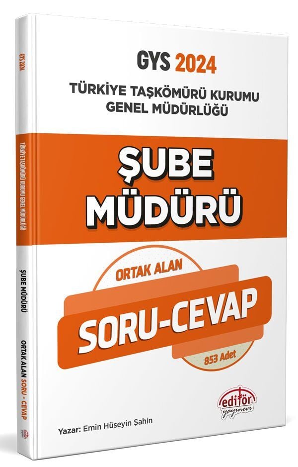 Türkiye Taşkömürü Kurumu Genel Müdürlüğü Şube Müdürü Soru-Cevap Data Yayınları